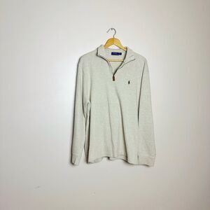 CLEARANCE! Men’s Cream Polo Ralph Lauren Sweater Size XL EUC